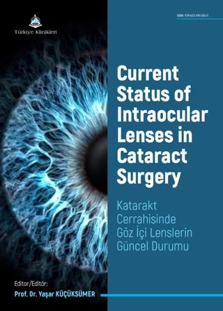 Current Status of Intraocular Lenses in Cataract Surgery (Türkiye Klinikleri, 2024) kitabının kapağı